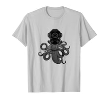 Load image into Gallery viewer, Deep Sea Octopus Scuba Diver Diving T-shirt
