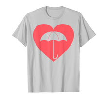 Load image into Gallery viewer, Love umbrella heart family summer academy coral 2019 Tshirt
