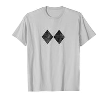 Load image into Gallery viewer, Retro Double Black Diamond Ski Sign Symbol Graphic T-Shirt
