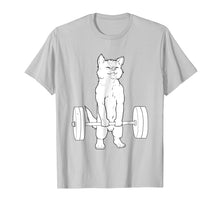 Load image into Gallery viewer, Cat Deadlift Powerlifting T-Shirt
