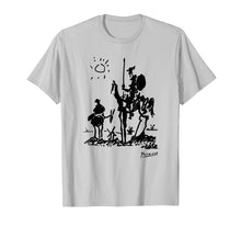 Load image into Gallery viewer, Don Quixote 1955 T Shirt, Pablo Picasso Sketch Artwork
