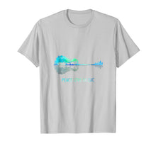 Load image into Gallery viewer, Peace Love Music Guitar Lake Shadow Hippie T-Shirt
