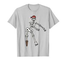 Load image into Gallery viewer, Floss Dance Skeleton Pirate Shirt | Halloween Flossing Gift
