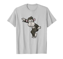 Load image into Gallery viewer, Gray Monkey With Light Gray Face Dancing Monkey T-shirt

