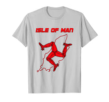 Load image into Gallery viewer, Isle of Man TT Race T-Shirt Red Map Triskelion
