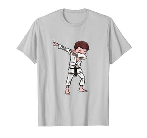 Karate Taekwondo Dabbing Boy Funny Dab T-shirt for kids