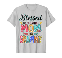 Load image into Gallery viewer, Blessed To Be Called Mom And Grammy Flower T-Shirt T-Shirt
