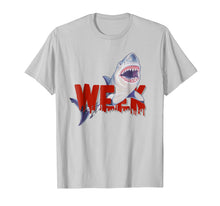 Load image into Gallery viewer, Bloody week of the Shark shirt, Great White shark t shirt
