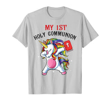 Load image into Gallery viewer, My 1st Holy Communion Unicorn Dabbing Tshirt Gift Boy Girl
