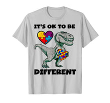 Load image into Gallery viewer, Autism Awareness Shirts Dinosaur Puzzle T Shirt
