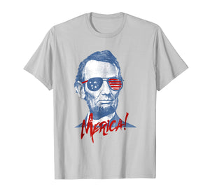 Merica Lincoln Shirt | 4th July Veterans or Memorial Day