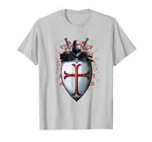 Load image into Gallery viewer, Knights Templar Flag Helmet Cross Sword Gift Shirt
