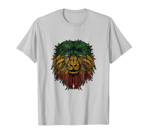 Lion Rasta Reggae Graphic T Shirt Roots Rock Reggae