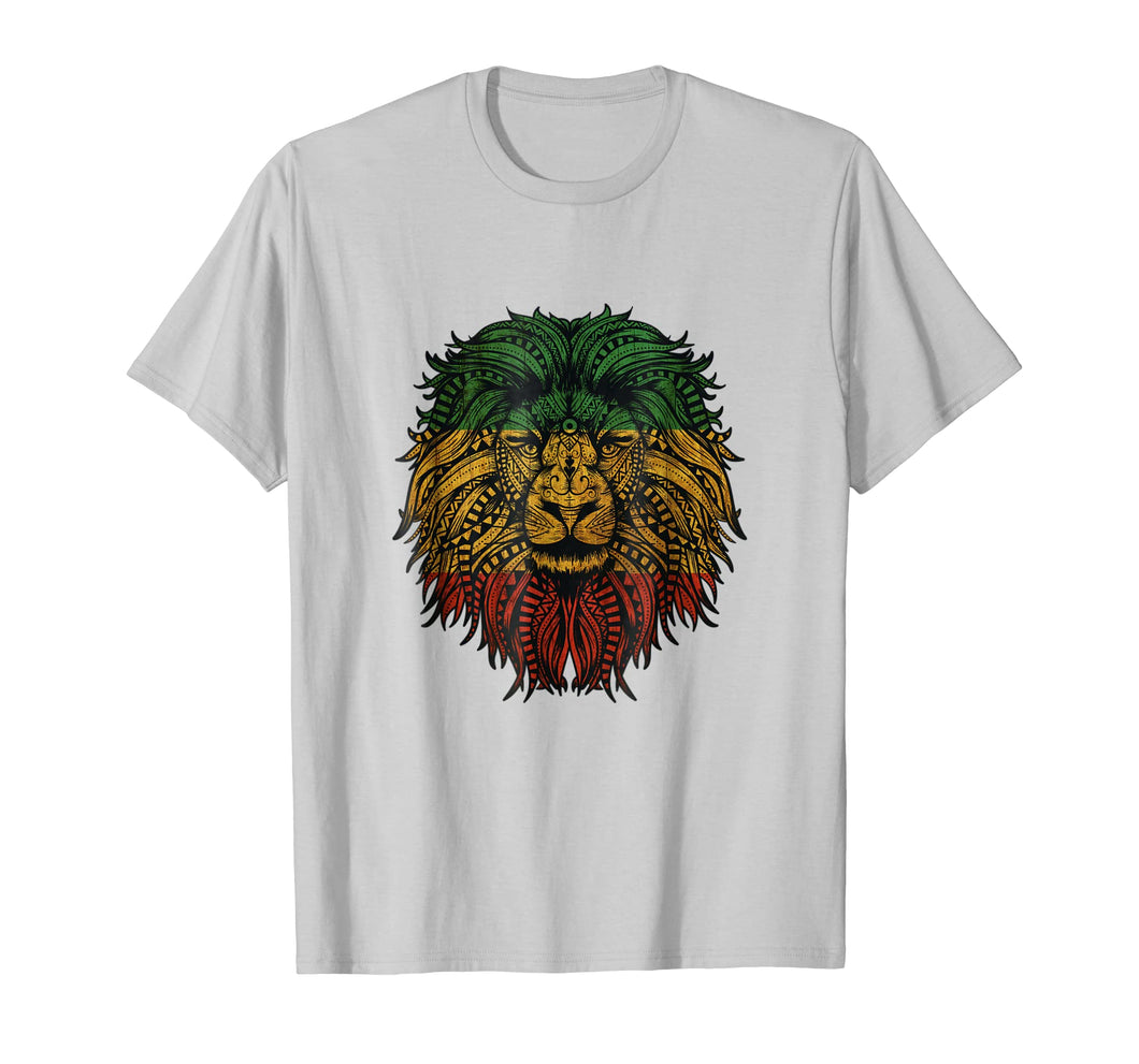 Lion Rasta Reggae Graphic T Shirt Roots Rock Reggae