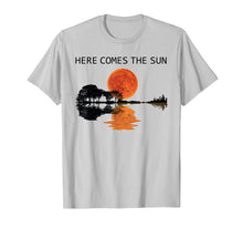 Load image into Gallery viewer, Here Comes The Sun Guitar Shadow Sunset T-Shirt
