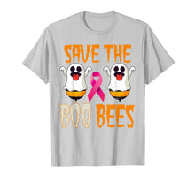 Load image into Gallery viewer, Save the Boo Bees Breast Awareness Pink Ribbon Halloween T-Shirt
