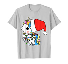 Load image into Gallery viewer, Unicorn Christmas Shirt Girls Women Xmas Gifts Cute Kawaii T-Shirt
