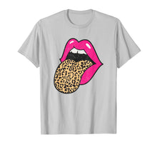 Load image into Gallery viewer, Hot Pink Lips Leopard Tongue Trendy Cheetah Animal Print T-Shirt-393349
