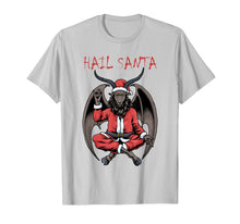 Load image into Gallery viewer, Christmas Hail Santa Satanism Goat Baphomet Atheist Satan T-Shirt
