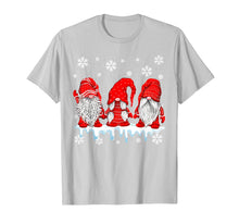 Load image into Gallery viewer, Three Gnomes In Red Costume Christmas Gift Funny X-mas Tee T-Shirt
