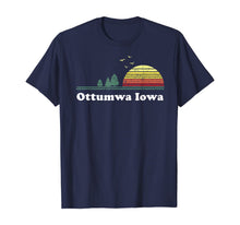 Load image into Gallery viewer, Vintage Ottumwa, Iowa Sunset Souvenir Print T-Shirt
