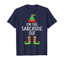 Load image into Gallery viewer, I'm The Sarcastic Elf Matching Family Group Christmas Shirt
