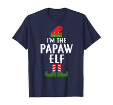 Load image into Gallery viewer, I'm The Papaw Elf Matching Family Group Christmas T-Shirt T-Shirt
