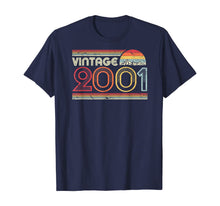 Load image into Gallery viewer, 18th Birthday Gift T Shirt. Classic, Vintage 2001 Shirt.

