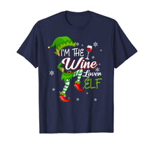 Load image into Gallery viewer, I'm The Wine Lover Elf Matching Family Christmas Shirts T-Shirt
