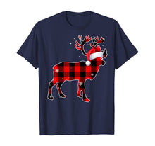 Load image into Gallery viewer, Moose Red Buffalo Plaid Christmas Matching Family Xmas Gift T-Shirt
