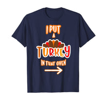 Load image into Gallery viewer, Mens Funny Turkey dad Thanksgiving pregnancy announcement shirt T-Shirt
