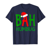 Load image into Gallery viewer, Christmas bah humbug ebenezer scrooge Design T-Shirt
