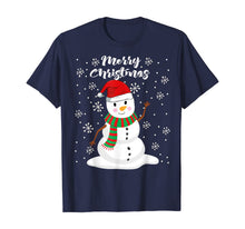 Load image into Gallery viewer, Christmas - Merry Christmas Snowman T-Shirt

