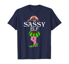 Load image into Gallery viewer, The Sassy Elf Christmas Matching Family Group T-Shirt
