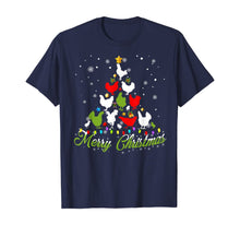 Load image into Gallery viewer, Christmas Tree Merry Christmas Chicken Lover Gift T-Shirt
