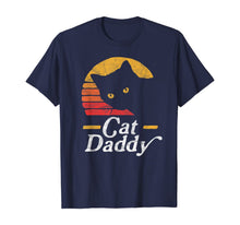 Load image into Gallery viewer, Cat Daddy Vintage Eighties Style Cat Retro Distressed  T-Shirt
