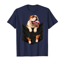 Load image into Gallery viewer, English Bulldog Pocket Mid T Shirt
