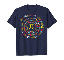 Load image into Gallery viewer, Funny Pi Day Shirt Spiral Pi Math Tee for Pi Day 3.14 T-Shirt-102916
