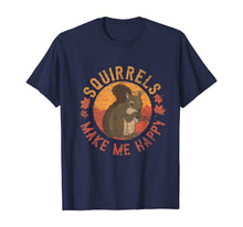Load image into Gallery viewer, Squirrels Make Me Happy - Vintage Squirrel T-Shirt
