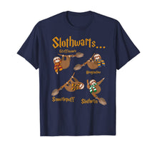 Load image into Gallery viewer, Harry Slothwarts Funny Sloth Halloween Costume T-Shirt
