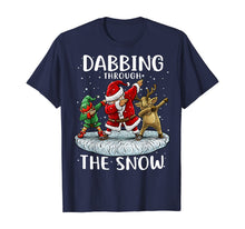 Load image into Gallery viewer, Santa Dabbing Through The Snow Funny Christmas Boys Kids T-Shirt
