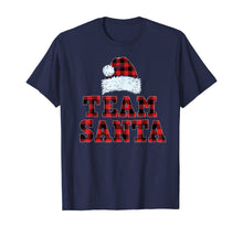 Load image into Gallery viewer, Team Santa Buffalo Plaid Christmas Family Matching Pajamas T-Shirt
