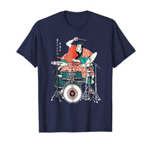Load image into Gallery viewer, DRUMMER-SAMURAI T-Shirt GIFT Japanese Vintages T-Shirt
