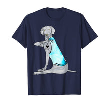 Load image into Gallery viewer, Funny weimaraner Dog I Love Mom Tattoo T-Shirt-339404
