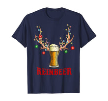 Load image into Gallery viewer, Man Cave Reinbeer Christmas Gift For Beer Lovers Costume Men T-Shirt
