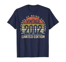 Load image into Gallery viewer, 18 Year Old Gifts Vintage 2002 Limited Edition 18th Birthday T-Shirt-65842
