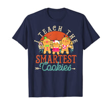 Load image into Gallery viewer, I teach the smartest Cookies Vintage Gingerbread Teacher T-Shirt
