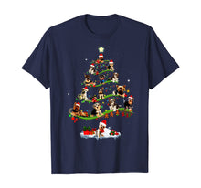 Load image into Gallery viewer, Morkie Tree Christmas Candy Cane Gift Ornament T-Shirt
