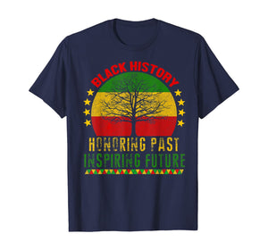 Honoring Past Inspiring Future Black History Month T-Shirt-1059105