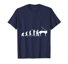 Load image into Gallery viewer, Piano T-Shirt - Evolution Pianist Shirts Music Musician
